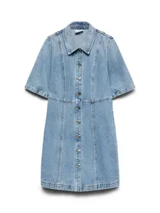 VERO MODA Šaty 'VMDaisy'  modrá denim