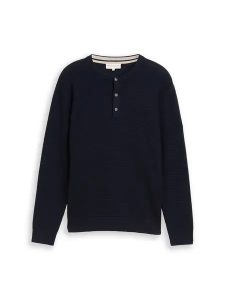 TOM TAILOR Sveter  tmavomodrá