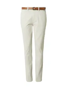 TOM TAILOR DENIM Chino nohavice  šedobiela