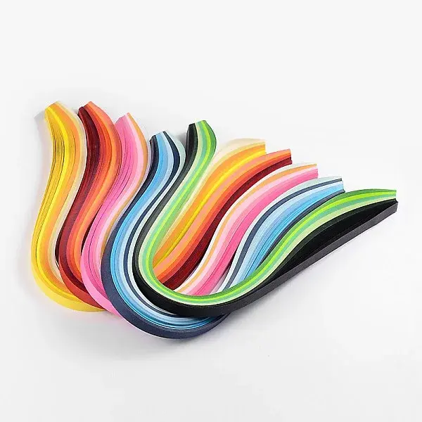 6 Colors Quilling Paper Strips