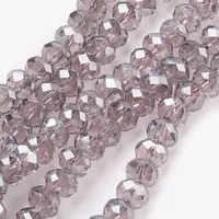 Electroplate Glass Beads Strands