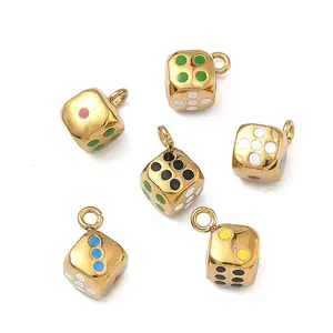 304 Stainless Steel Enamel Pendants