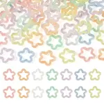 70Pcs 7 Colors Transparent Luminous Acrylic Pendants