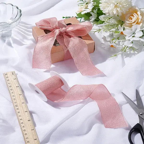 5 Yards Cotton Organza Ribbons