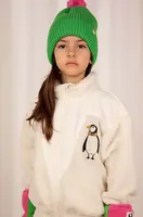 Dětská bavlněná čepice Mini Rodini zelená barva