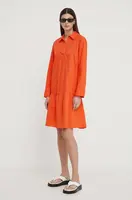 Šaty Marc O'Polo oranžová barva, midi, oversize, 403104121351