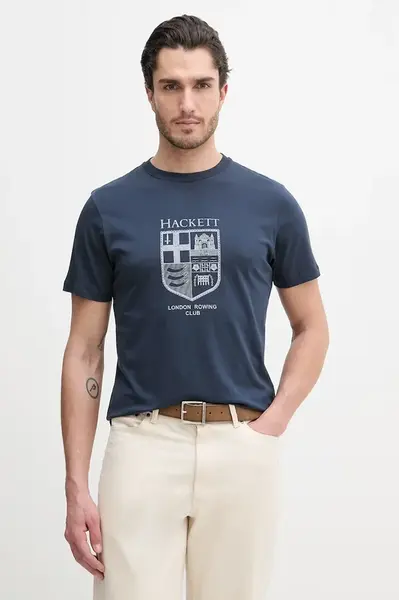 Bavlněné tričko Hackett London