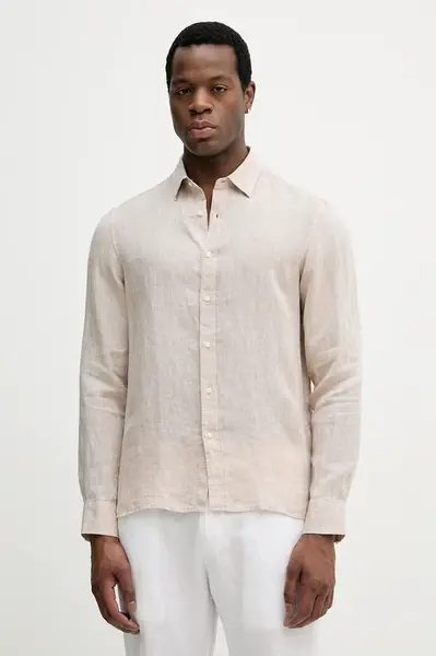 Lněná košile Michael Kors