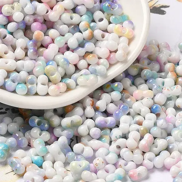 Two Tone Baking Paint Glass Seed Beads