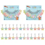 12Pcs Star Resin Pendant Decorations