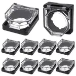 10Pcs Plastic Power Push Button Switch Cover