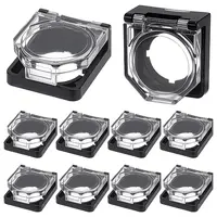 10Pcs Plastic Power Push Button Switch Cover