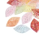 Transparent Acrylic Leaf Pendants