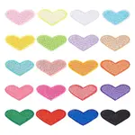 40Pcs 20 Colors Computerized Embroidery Cloth Iron on/Sew on Patches