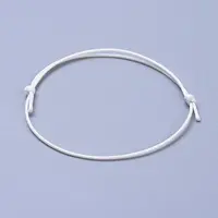 Eco-Friendly Korean Waxed Polyester Cord Bracelet Making