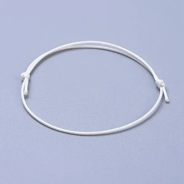 Eco-Friendly Korean Waxed Polyester Cord Bracelet Making