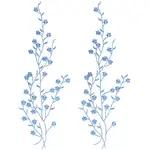 Polyester Flower Embroider Thread Iron on/Sew On Patches