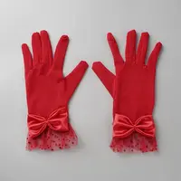 Bowknot Polyester Gauze Gloves