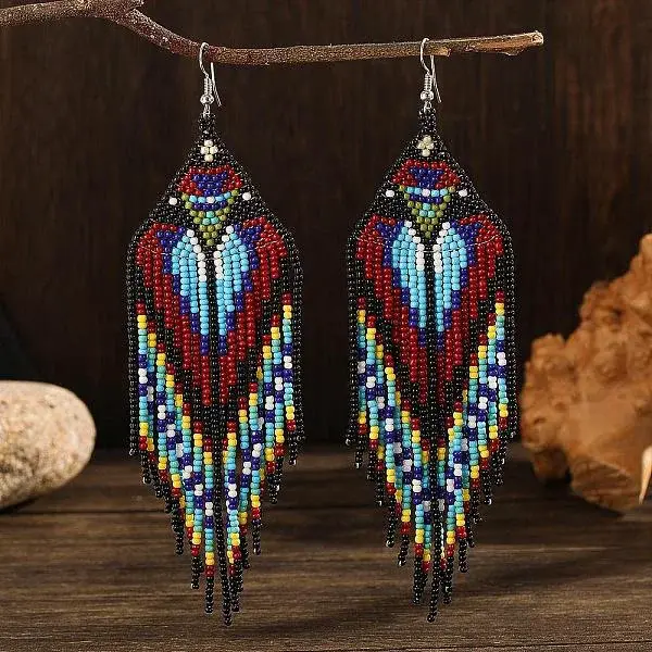Bohemian Style Tassel Dangle Earrings
