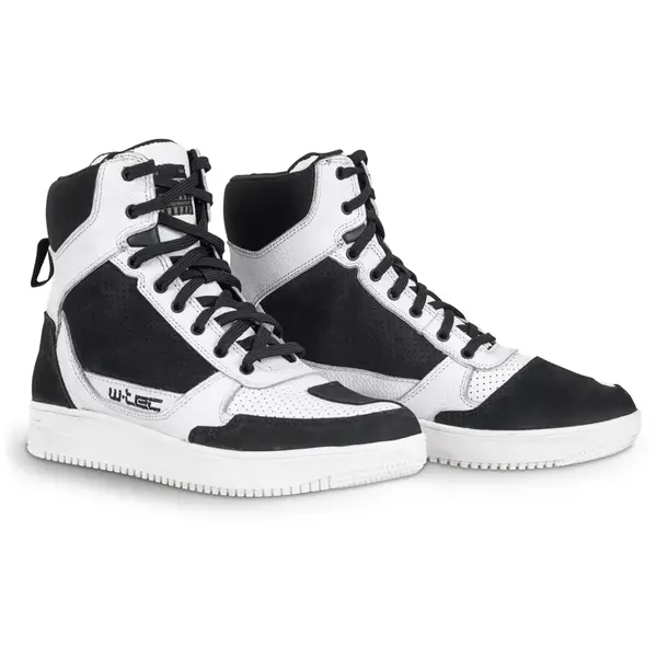 Moto boty W-TEC Bastige černo-bílá 42