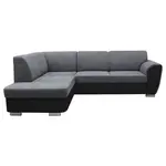 MID.YOU ROHOVÁ SEDAČKA, textil, šedá, černá