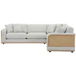 Livetastic ROHOVÁ SEDAČKA, dřevo, textil, světle šedá