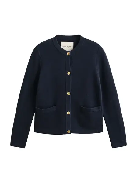 GANT Kardigán  tmavomodrá