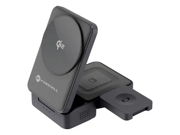 Nabíjecí stanice MagSafe FORCELL F-Energy 3v1 Flex Pro Qi2
