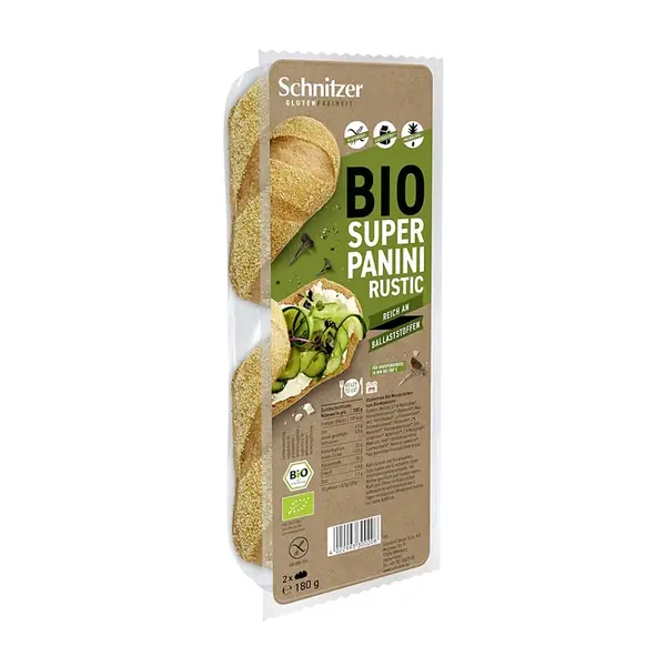 SCHNITZER Panini rustikální bezlepkové BIO 180 g