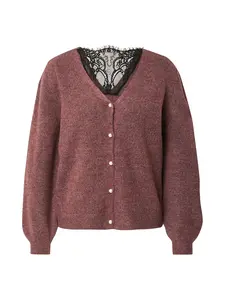 ONLY Kardigán 'ONLADELE'  purpurová / čierna