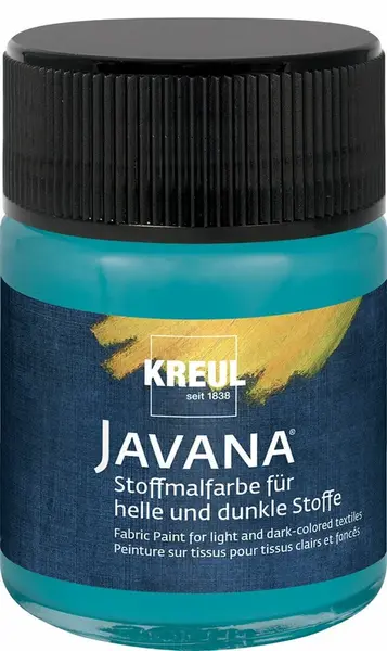 Barva na světlý a tmavý textil Javana – 80 Turquoise