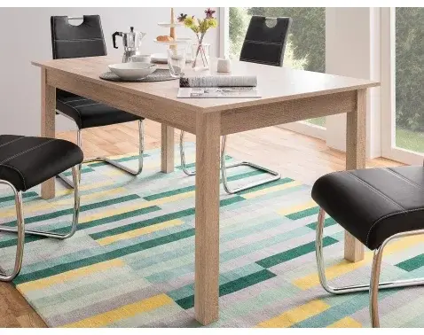 Rozkladací jedálenský stôl Coburg 120x70 cm, dub sonoma%