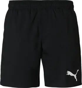 PUMA Plavecké šortky  čierna / biela