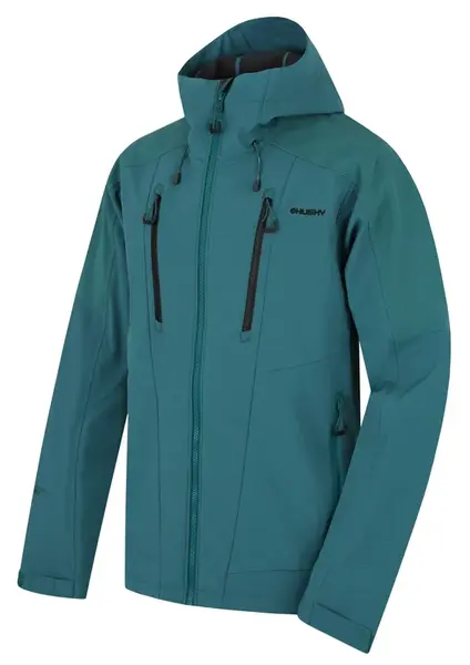 Husky Sevan M XXL, dark mint Pánská softshell bunda