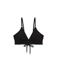 WE Fashion Bikinový top  čierna
