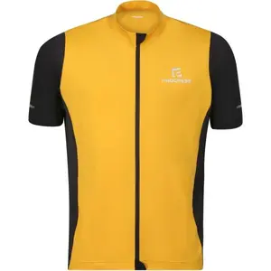 PROGRESS GRAVEL Pánsky cyklistický dres, žltá, veľkosť XXXL