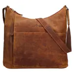 Dámská kožená kabelka Greenwood Denis - světle hnědá