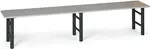 KOVO PRAKTIK Šatní lavice 2 m, lamino, podnož antracit