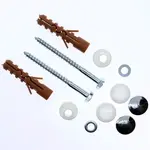 Souprava k upevnění WC, 6 x 70 mm, H10 NY, bílá/chrom, ENPRO