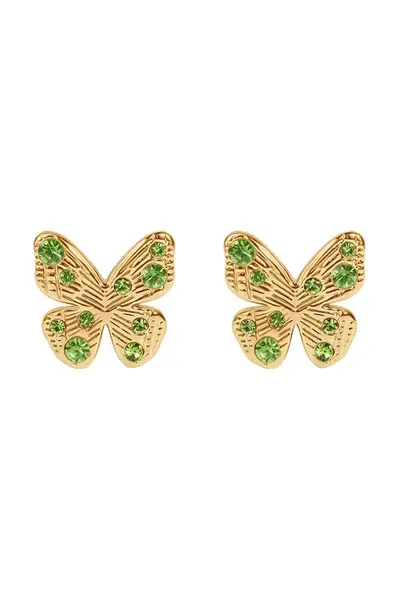 Pozlacené náušnice Lilou Papillon 235/11/KOL/ZIS/NO2/10/P