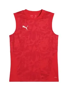 PUMA Dres 'teamCUP'  červená / biela