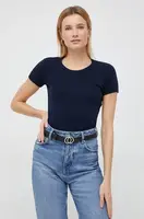 Bavlněný svetr United Colors of Benetton tmavomodrá barva