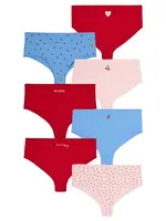 Zizzi Nohavičky 'LWeek'  nebesky modrá / ružová / červená