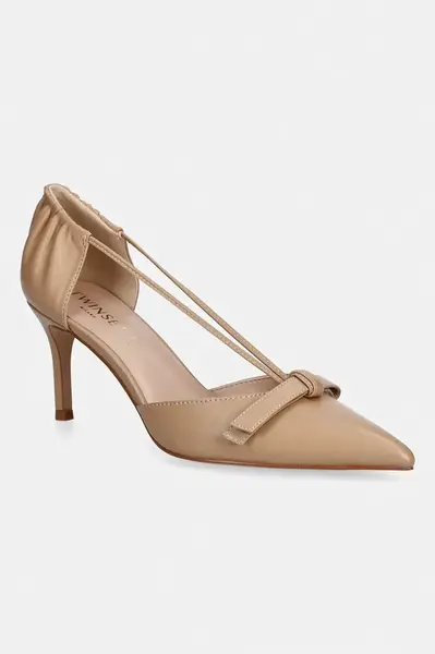 Kožené lodičky Twinset