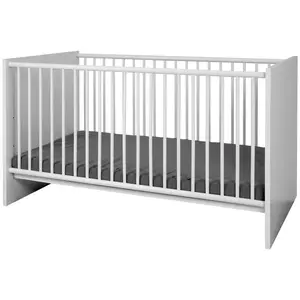 P & B POSTÝLKA S PŘÍČKAMI, 70/140 cm, bílá