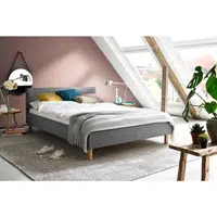Livetastic ČALOUNĚNÁ POSTEL, 140/200 cm světle šedá