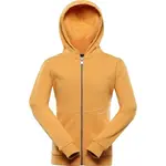 ALPINE PRO LARESO Dětská mikina, žlutá, velikost 104-110