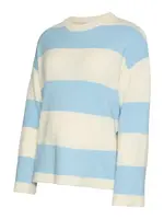 MAMALICIOUS Sveter 'MLMONIA VITA'  nebesky modrá / biela ako vlna