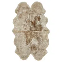 Linea Natura OVČÍ KOŽEŠINA, 110/180 cm, béžová
