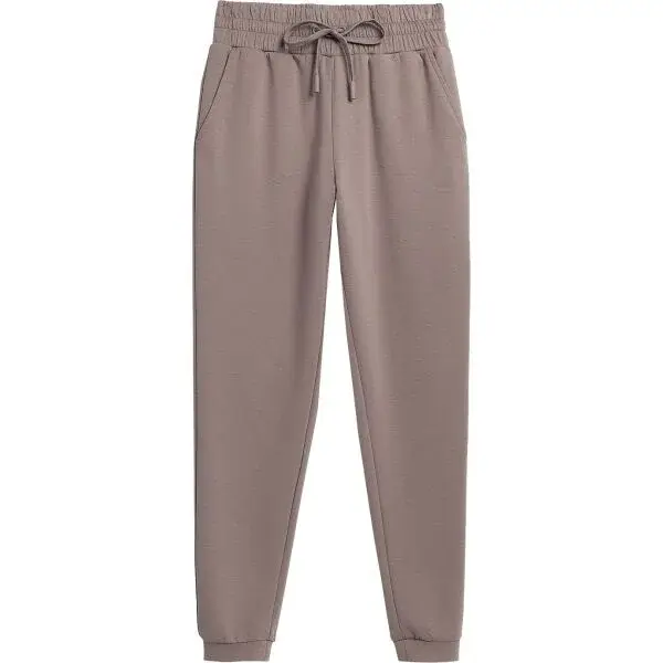 4F TROUSERS Dámske tepláky, béžová, veľkosť